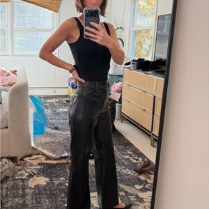 Alice + Olivia Black Flare Pants